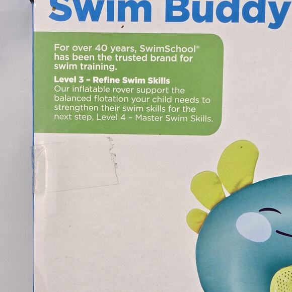 SwimSchool Inflatable Rover Swim Buddy Level 3 Float 22in New Beach Pool - Picture 7 of 7